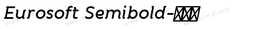 Eurosoft Semibold字体转换